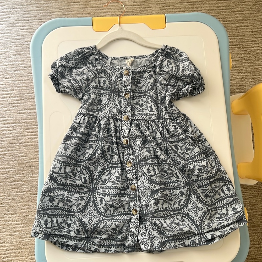 the woodland dress | hansel + gretel | cotton poplin - 2T